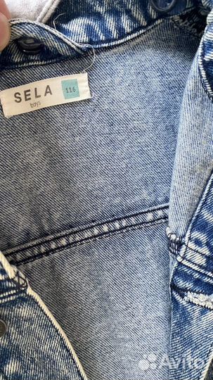 Джинсовая куртка sela 116
