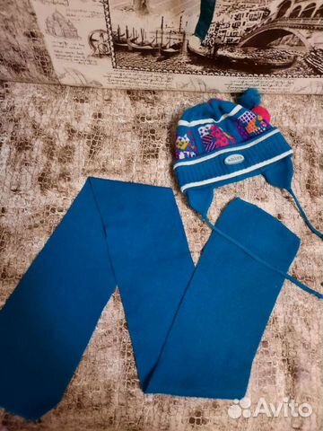 Детский набор: шапка и шарфик бесплатно