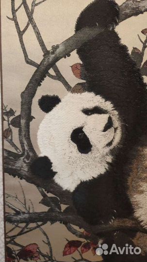 Свиток-картина. Китайская вышивка Шу