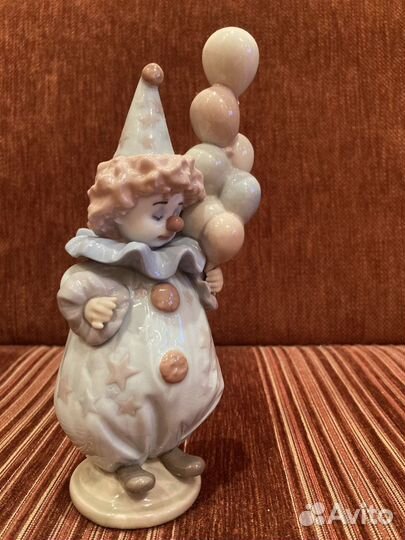 Lladro скульптура фарфор Клоун