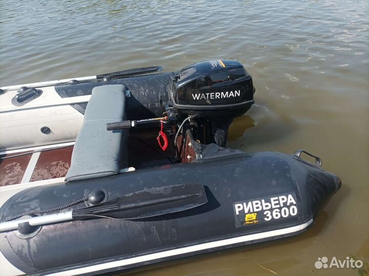 Надувная лодка с мотором бу