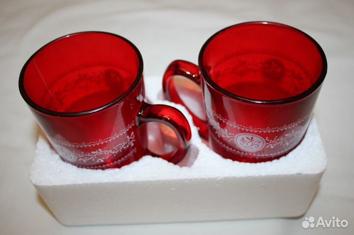 Стаканчик детский пиала СССР набор красный
