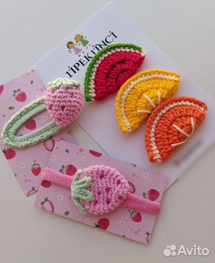 Резинки и заколки ручной работы