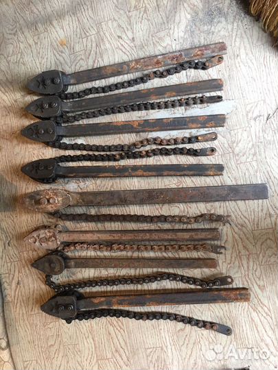 Цепной ключ для подъёма труб