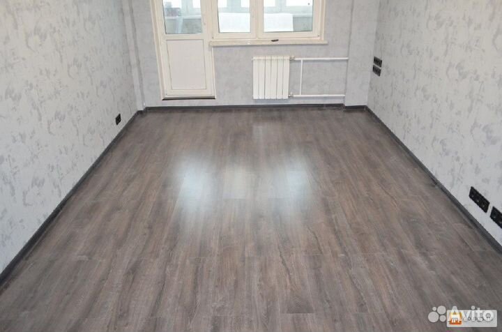 Укладка ламината, линолиума, кварц-виниловая плитк