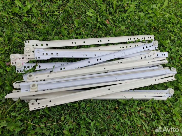 Роликовые направляющие для ящиков 400 мм 20 штук