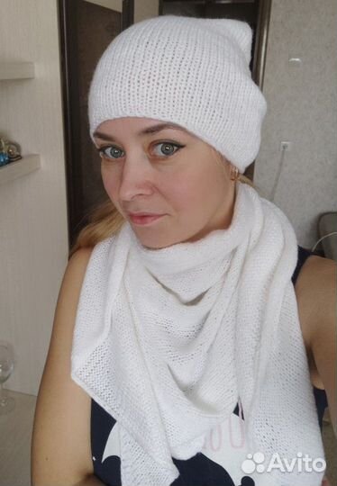 Бактус, платок на шею и шапочка бини