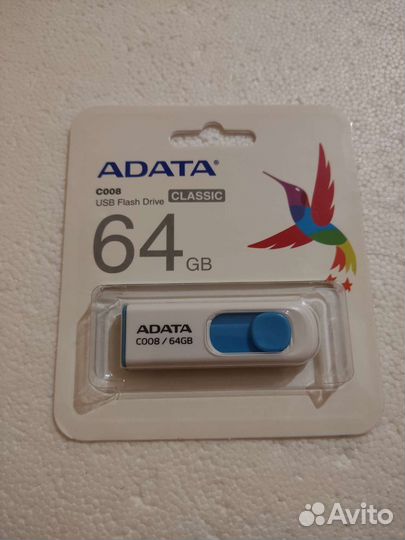 Флешка usb 64гб,новая