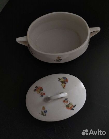 Сахарница фарфор Вербилки СССР 40-50 гг