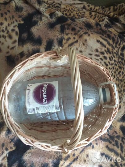 Корзина плетеная для грибов