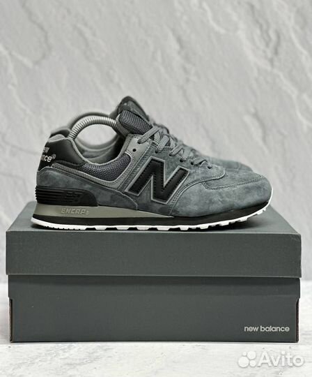 Кроссовки мужские new balance 574 серые