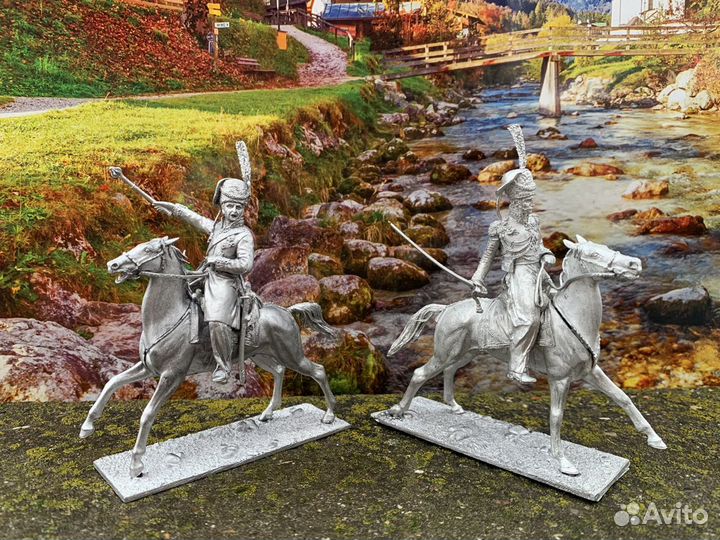 Оловянные солдатики казаки 1812 миниатюры