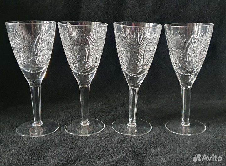 Хрусталь СССР - бокалы, рюмки, стопки