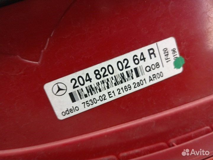 Б/У Б/У Фонарь задний правый 753002 mercedes-benz