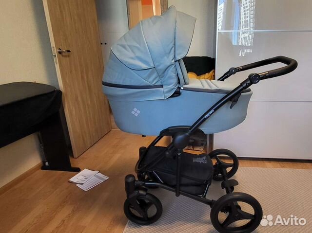 Коляска 2 в 1 bebetto torino tex