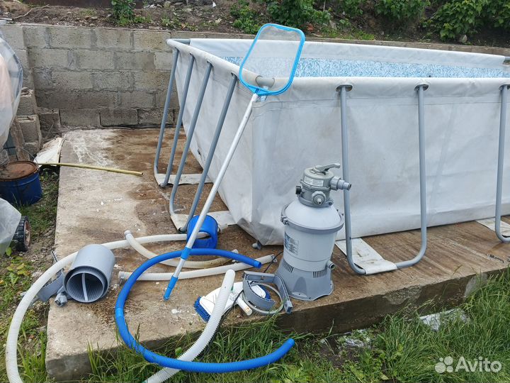 Каркасный бассейн Bestway 4.12 х 2.01 х 1.22 м