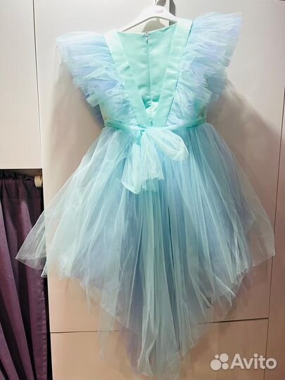 Пышное платье для девочки 128 рост
