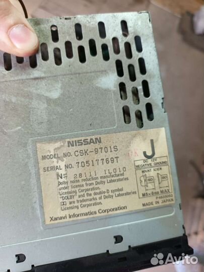 Магнитола nissan cefiro оригинал 1997 года
