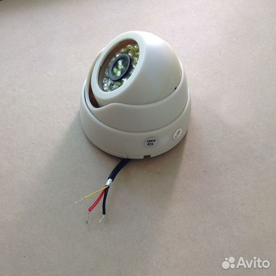 Камера наблюдения купольная с ик