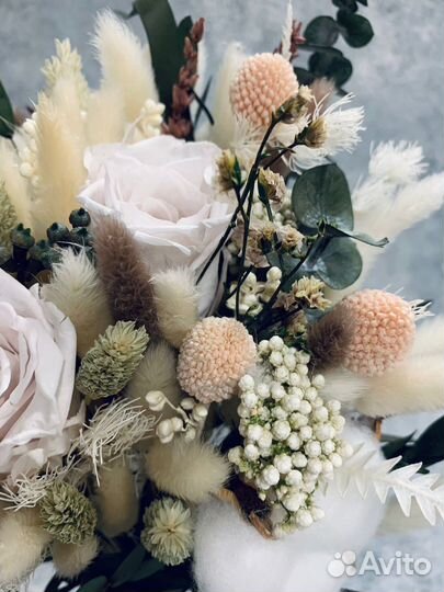 Букеты на заказ сухоцветы
