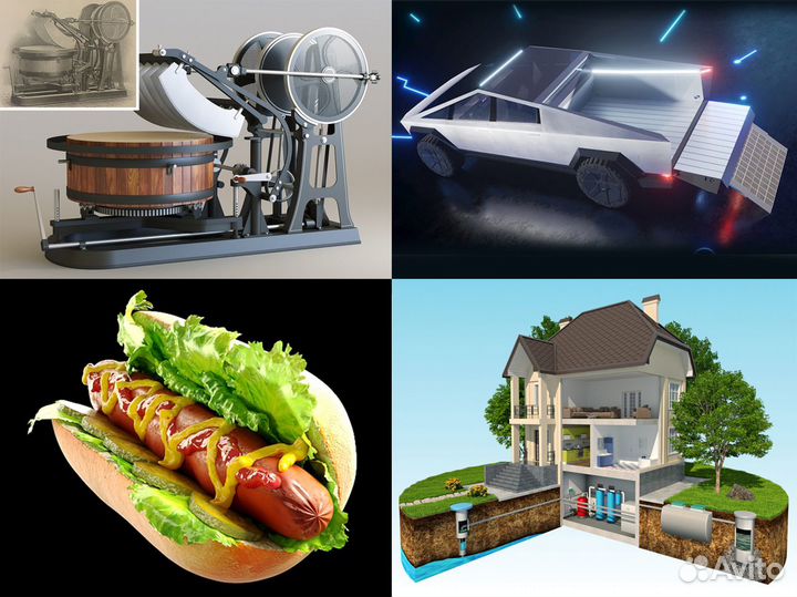 3д моделлер, Видеограф Визуализация Реклама Быстро