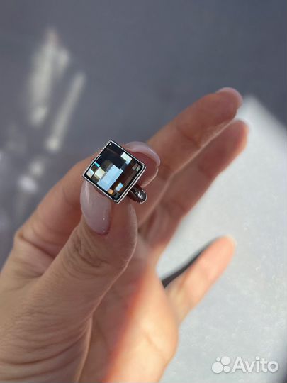 Запонки swarovski новые