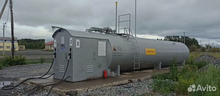 Контейнерная АЗС для заправки своей техники