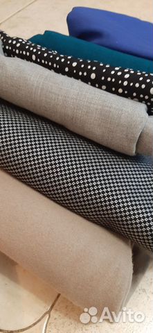 Отрез ткани шерсть италия