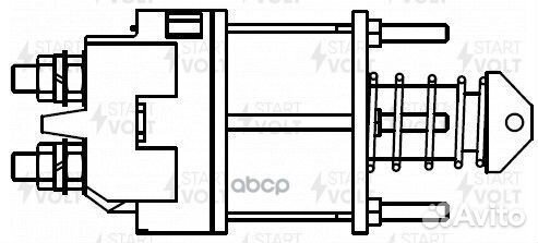 Реле втягивающее стартера VSR0102 startvolt