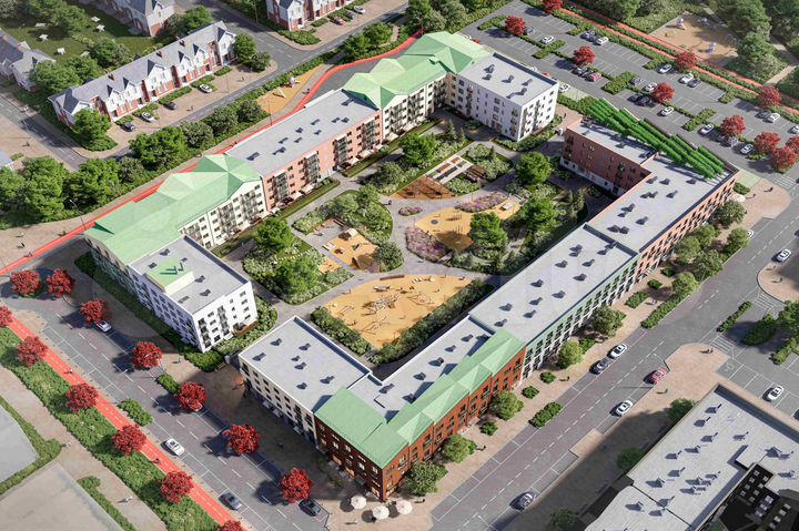 2-к. квартира, 64,6 м², 3/4 эт.