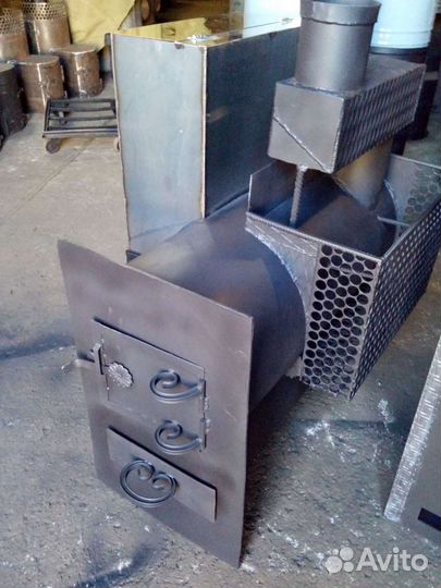 Печь для раздельных помещений