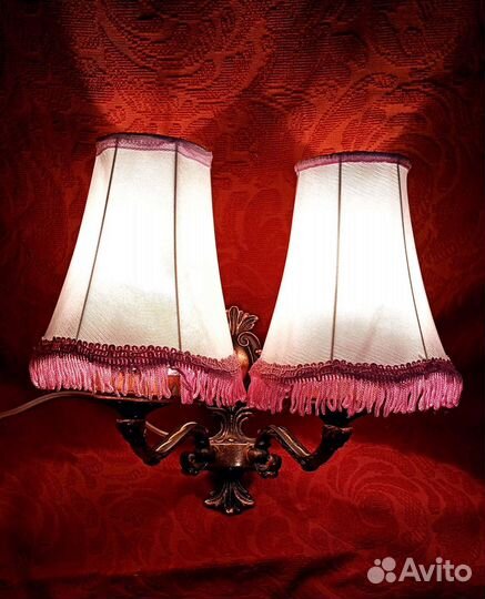 Бра латунный