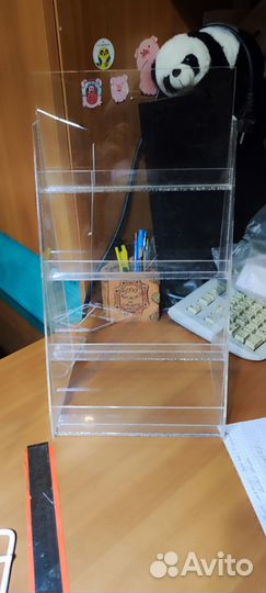 Подставка для открыток прозрачная