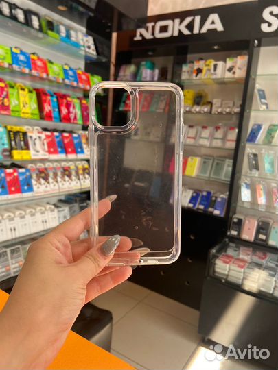 Усиленный чехол прозрачный Armour iPhone 11 Pro ma