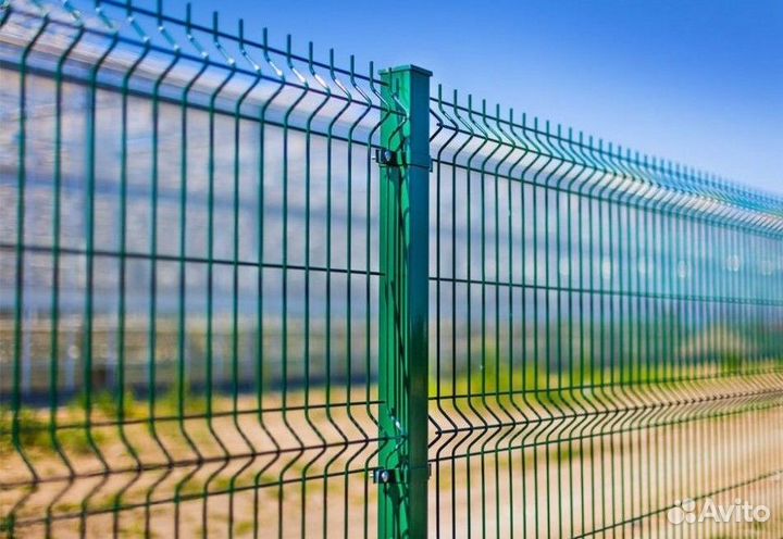 Забор сетка 3d