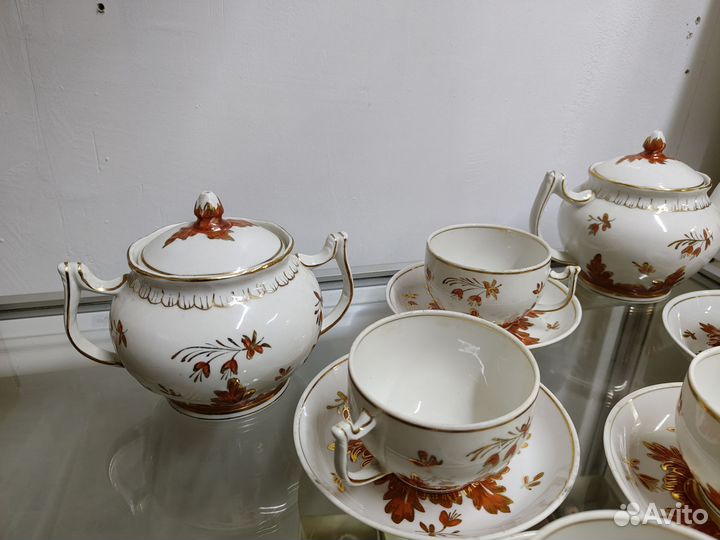 Чайный сервиз вербилки СССР барбарис