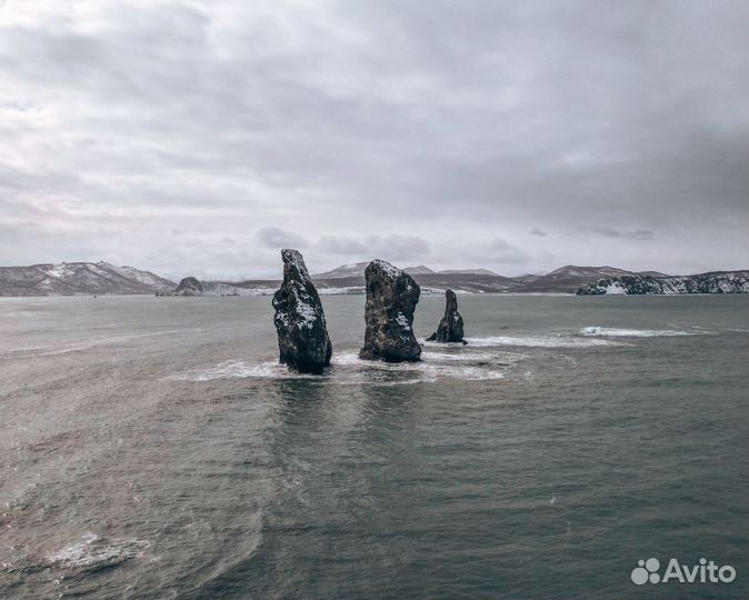 Снегоходная экскурсия на мыс Маячный