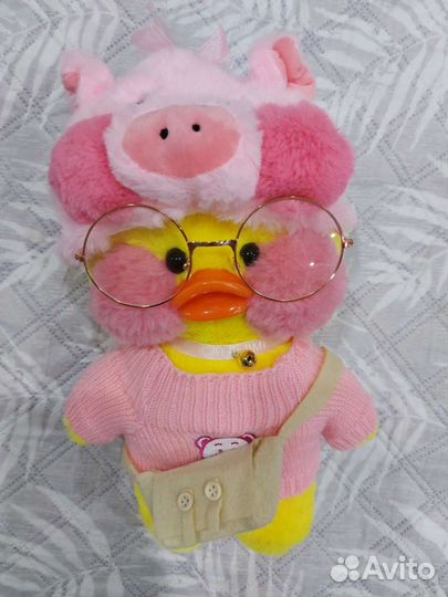 Мягкая игрушка уточка Lalafanfan