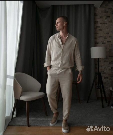 Костюм мужской из муслина