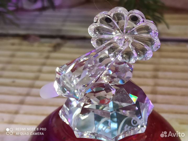 Хрустальная фигурка лев