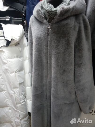 Шуба хищный окрас ягуар альбинос 54