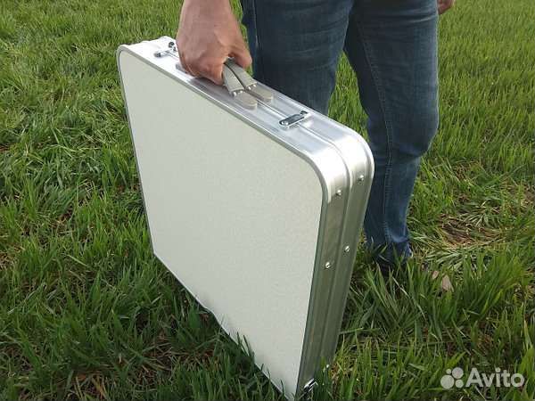 Стол складной с 4мя стульчиками 120х60х70см