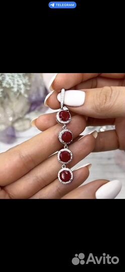Серебряные серьги