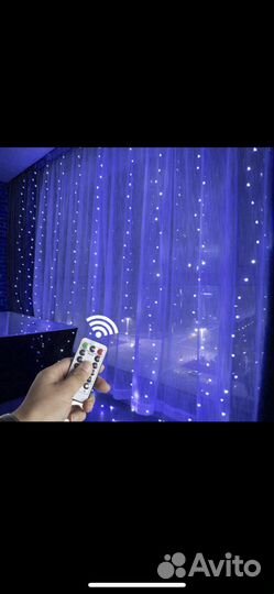 Гирлянда штора