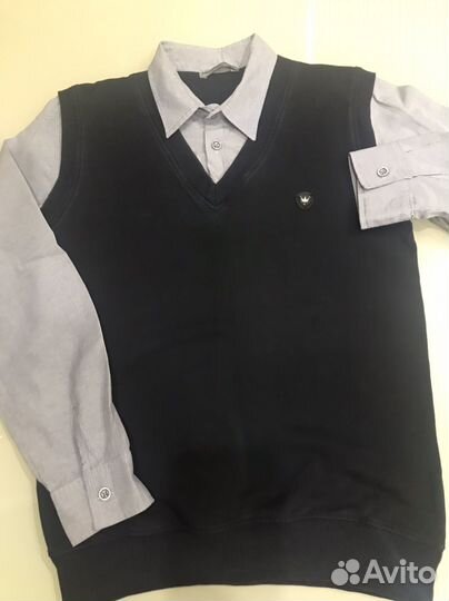 Рубашка школьная р.158/164 для мальчика