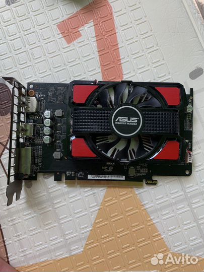 Видеокарта asus rx 550 2 gb