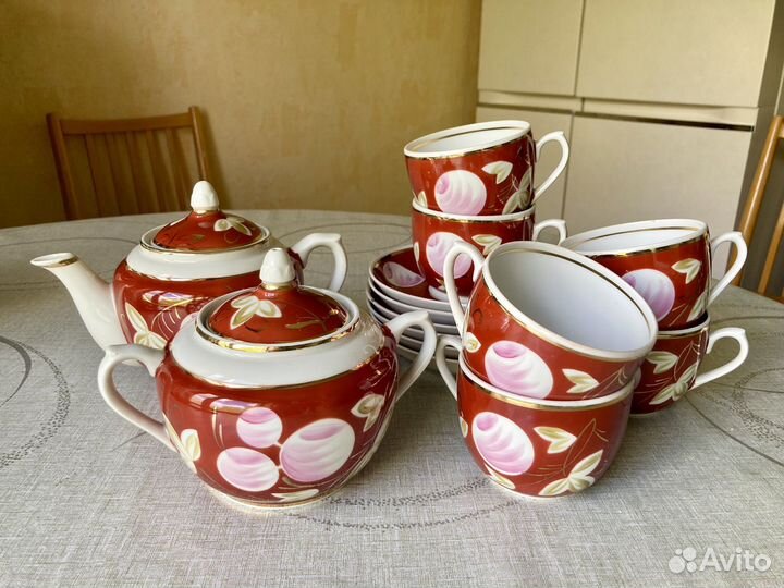 Чайный сервиз вербилки СССР