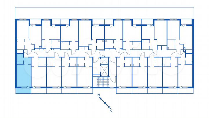 Квартира-студия, 25,4 м², 2/12 эт.