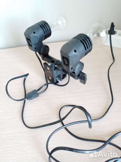 Двойной патрон LH-004 для ламп вспышек