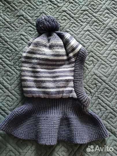 Шапка шлем зима 50-52 Журавлик